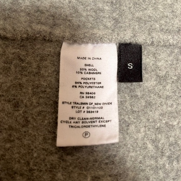 THEORY TRALSMIN DF NEW DIVIDE Gray Wool/Cashmere Moto Jacket S/ Read description - Picture 10 of 16